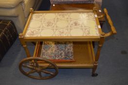 Tiled Top Trolley