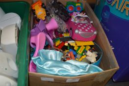 Box of Lego and Other Toys