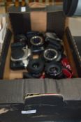 Box of SLR Cameras