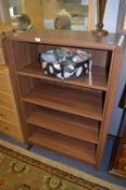 Medium Oak Effect Four Height Display Shelf