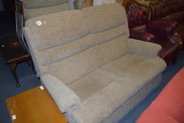 Light Brown Upholstered Sofa