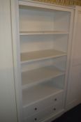 *Four Height Bookcase with Two Drawers