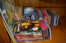 Collection of CDs, DVDs, 45s and Two LPs