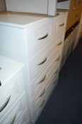 *White Five Height Chest of Drawers