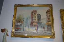 Gilt Framed Oil on Canvas 