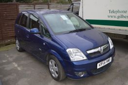 Vauxhall Meriva 1.4 Reg: KR56NWB