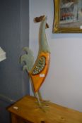 Metal Ornament of a Cockerel