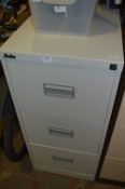 Three Drawer Silverline Filing Cabinet