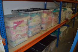 Sixteen Boxes of Baby Clothing