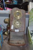 Vintage Style Wall Mounted Telephone