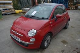 Fiat 500 Reg:YX60RHV MOT:October 2017