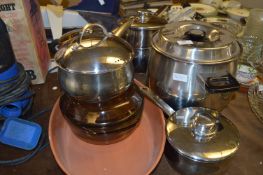 Stainless Steel Pan Set and Casserole Dish