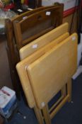 Three Folding Tables and Two Folding Chairs