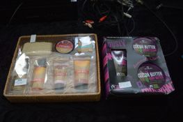 Bath Scents Gift Set and Cocoa Butter Selection Box