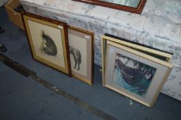 Framed Water Colour and Prints 