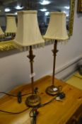 Pair of Table Lamps with Shades