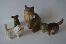 Beswick and Goebel Cats and Dogs Figurines