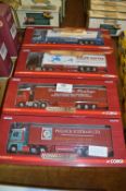 Four Boxed Corgi Diecast Trucks