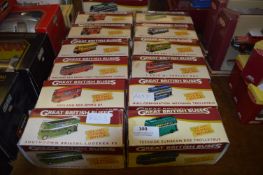 Twelve Boxed Diecast Great British Buses