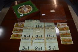 Mahogany Cased F.H.Ayres Sandown Racing Game