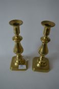 Pair of Brass Candlesticks