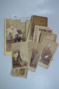 Collection of Victorian Portrait Photocards