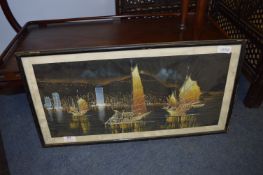 Framed and Coloured Print 