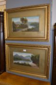 Pair of Gilt Framed Oil Paintings 