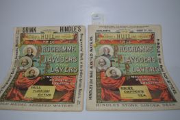 Two Programmes for Playgoers and Layers 1894 and 1895