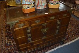 Japanese Sideboard with Ornate Brass Fittings