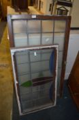 2 Colour Leaded Glass Window Frames