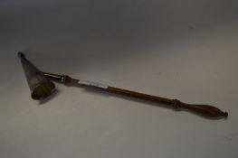 Silver Candle Snuffer with Rosewood Handle 