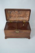 Mahogany Tea Caddy