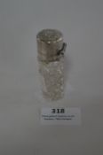 Silver Topped Scent Bottle 