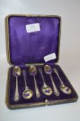 Cased Set of Hallmarked Silver Teaspoons 