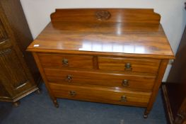 Walnut Three Height Chest of Drawers