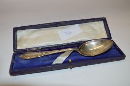 Cased Silver Teaspoon 
