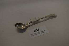 Silver Condiment Spoon. Approx 10g