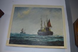 Framed Oil on Canvas 