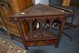 Carved Pine Occasional Table