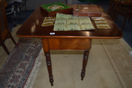 Mahogany Fold Over Card Table