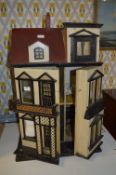 Georgian Style Dolls House with Interior Furnishings