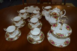 Royal Albert Country Roses Tea Service Factory Seconds