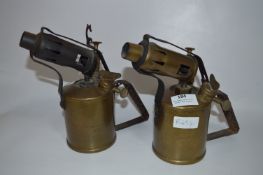Two Brass Blowtorchers