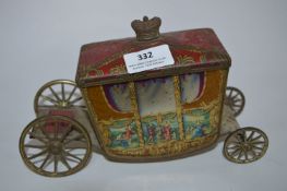 Jacobs Biscuit Tin in The Form of a Carriage