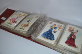 Album of Postcards; Spanish Dancers and Spanish Silks