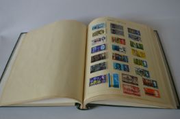 Stamp Album and Contents of British and International Stamps