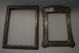 Two Hallmarked Silver Photo Frames