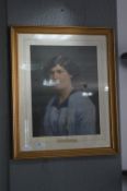 Framed Coloured Portrait