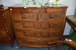 Victorian Mahogany Bow Front Chest of Drawers